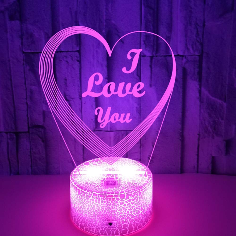 Colorful 3D Lamp Creative Touch