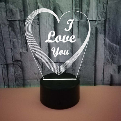 Colorful 3D Lamp Creative Touch