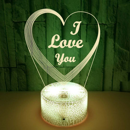 Colorful 3D Lamp Creative Touch